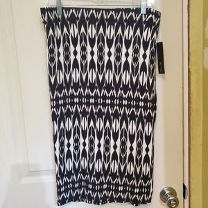 NWT Black And White Skirt